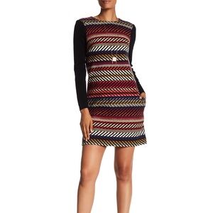 Trina Turk Multicolor Knit Sweater Dress